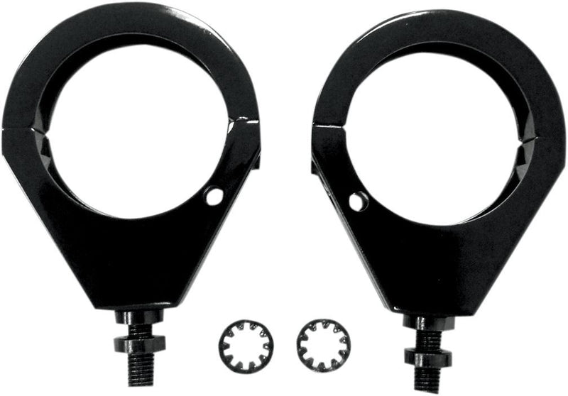 Drag Specialties Turn Signal Fork Clamp 49Mm Black - Part #20401127 - Hogparts UK