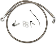 Drag Specialties Front Brake Line Stainless Steel - Part #17410875 - Hogparts UK