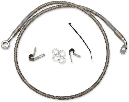 Drag Specialties Front Brake Line Stainless Steel - Part #17410875 - Hogparts UK