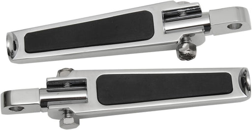 Drag Specialties Footpegs W/ Rubber Inlay Chrome Male-Mount - Part #19046453 - Hogparts UK