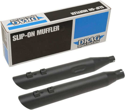 Drag Specialties Mufflers Slip-On 3.5" Slashdown Black - Part #18011186 - Hogparts UK