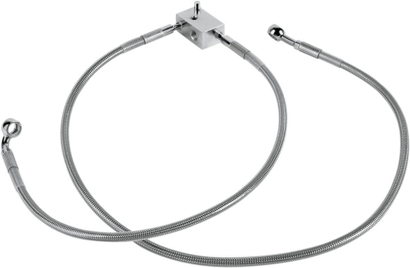 Drag Specialties Rear Brake Line Stainless Steel - Part #12042744 - Hogparts UK