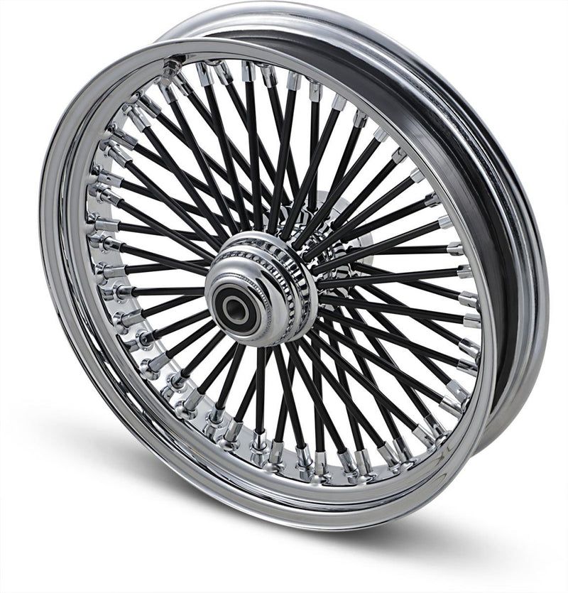 Drag Specialties Fat Daddy Front Wheel 18X3.5 Single-Disc Black - Part #02030350 - Hogparts UK