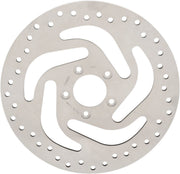 Drag Specialties Stainless Steel Drilled Front Brake Rotor - Part #17103049 - Hogparts UK