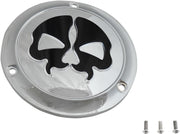 Drag Specialties Cover Derby Split Skull 3-Hole Chrome - Part #11070548 - Hogparts UK