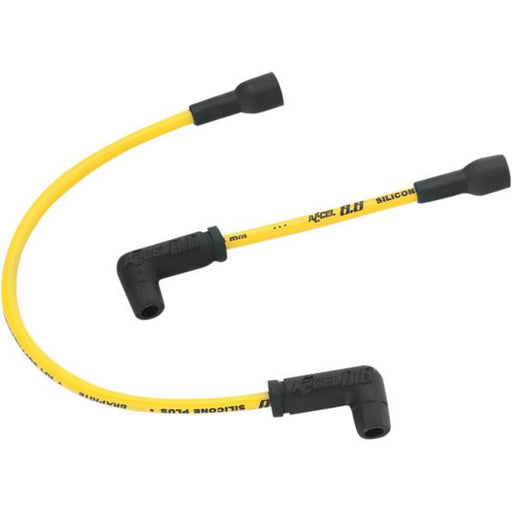 Accel Spark Plug Wire Kit Stainless Steel Core 8.8Mm Yellow - Part #118607 - Hogparts UK