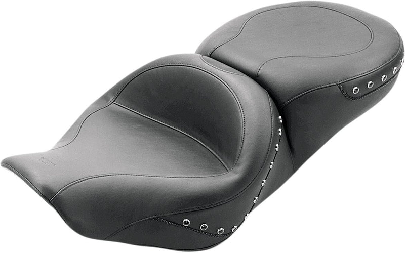 Wide Studded 2-Up Touring Seat - Part #DS905555 - hogparts-uk.myshopify.com