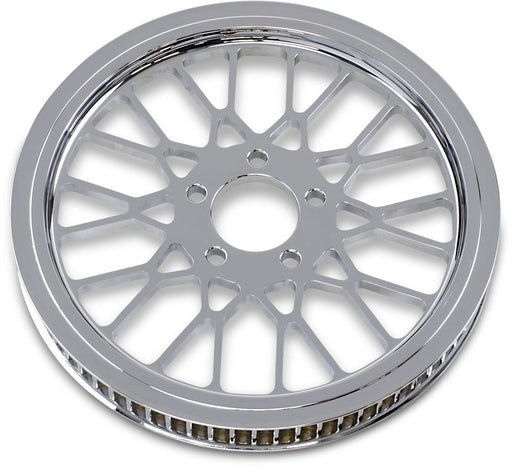 Drag Specialties Rear Belt Pulley Mesh Chrome 70T - Part #12010012 - Hogparts UK