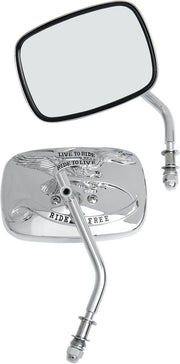 Drag Specialties Mirror Live-To-Ride Chrome - Part #06400475 - Hogparts UK