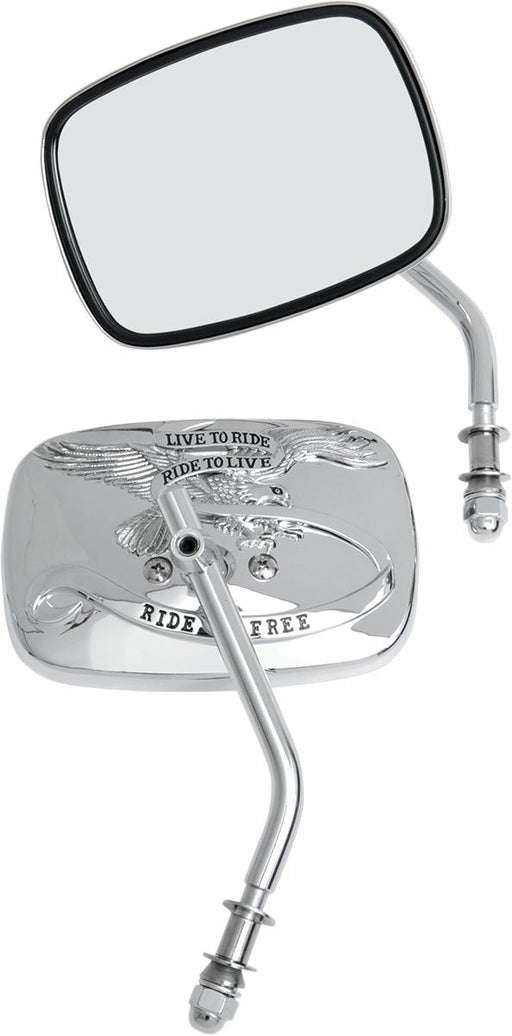 Drag Specialties Mirror Live-To-Ride Chrome - Part #06400475 - Hogparts UK