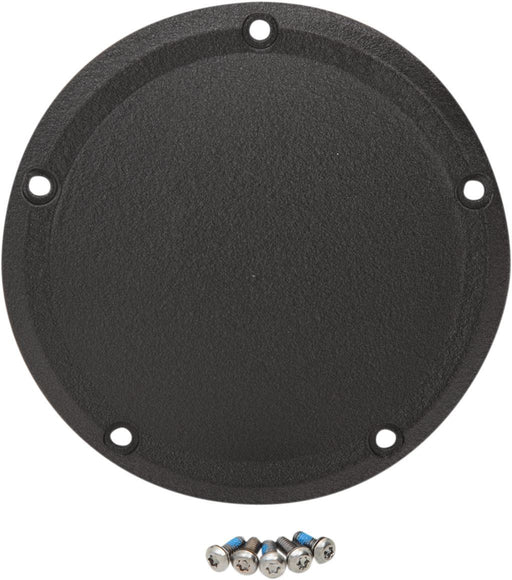 Drag Specialties Cover Derby 5-Hole Wrinkle Black - Part #11070558 - Hogparts UK