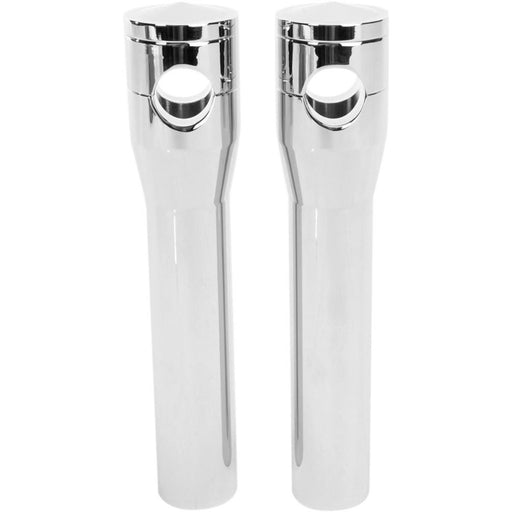 Accutronix  Risers Straight Springer 8" Chrome - Part #136836 - Hogparts UK
