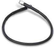 Drag Specialties Universal Brake Line Black Vinyl Coated Stainless Steel Dot An-3 17" - Part #17412706 - Hogparts UK