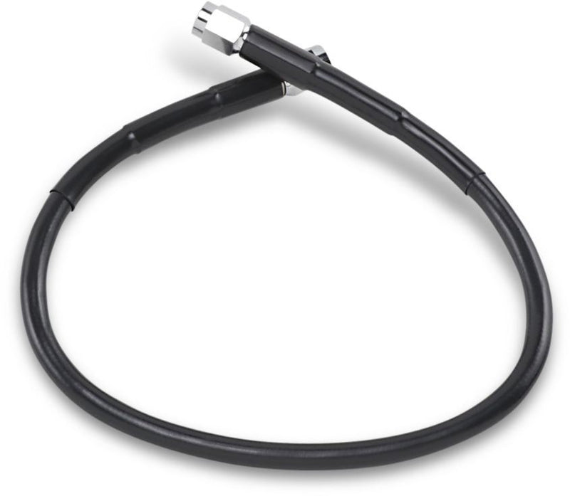 Drag Specialties Universal Brake Line Black Vinyl Coated Stainless Steel Dot An-3 17" - Part #17412706 - Hogparts UK