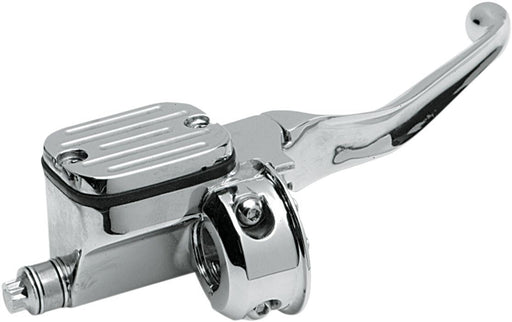 Drag Specialties Handlebar Master Cylinder 9/16" Bore Cut-Down Chrome - Part #19144012 - Hogparts UK