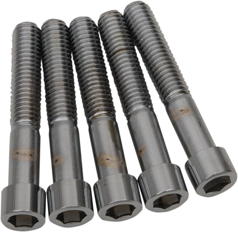 Drag Specialties Socket-Head Bolt 7/16-14X2.75 Smooth Chrome - Part #DS192307 - Hogparts UK