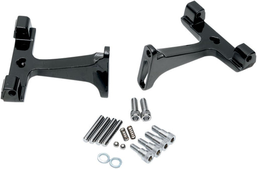 Drag Specialties Passenger Floorboard Mounts Black - Part #16210393 - Hogparts UK