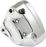 Drag Specialties Brake Caliper Front/Left 4-Piston Chrome - Part #12034404 - Hogparts UK