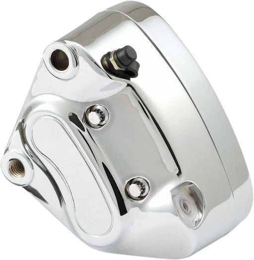 Drag Specialties Brake Caliper Front/Left 4-Piston Chrome - Part #12034404 - Hogparts UK