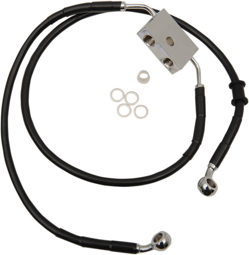 Drag Specialties Frt Brake Line Xl Bk +8 - Part #17415323 - Hogparts UK