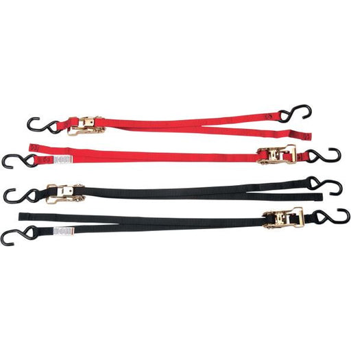 ANCRA INTEGRA RAT PAK RATCHET TIE DOWN 1" X 69" RED 2PK - 39200008 - Hogparts UK