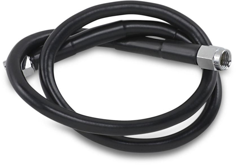 Drag Specialties Universal Brake Line Black Vinyl Coated Stainless Steel Dot An-3 25" - Part #17412714 - Hogparts UK