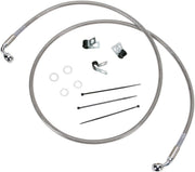Drag Specialties Front Brake Line Stainless Steel Extended 6" - Part #17412651 - Hogparts UK
