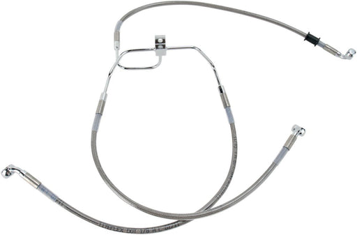 Drag Specialties Front Brake Line Stainless Steel Extended 2" - Part #17412901 - Hogparts UK