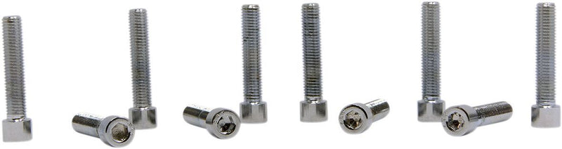 Drag Specialties Socket-Head Bolt 1/4-28X1.25 Smooth Chrome - Part #DS190563S - Hogparts UK