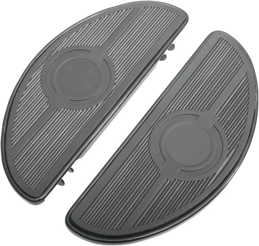 Drag Specialties Half-Moon Floorboards W/O Vibration Inserts Black - Part #16210165 - Hogparts UK