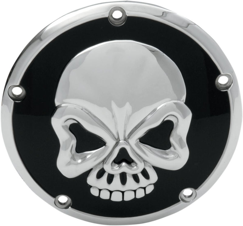 Drag Specialties Derby Cover Skull Twin Cam - Part #11070327 - Hogparts UK