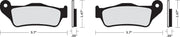 Drag Specialties Brake Pad Organic - Part #17200282 - Hogparts UK