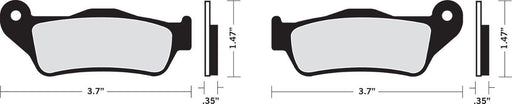 Drag Specialties Brake Pad Organic - Part #17200282 - Hogparts UK