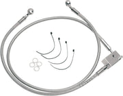 Drag Specialties Rear Brake Line Stainless Steel 2" Extended - Part #17410175 - Hogparts UK