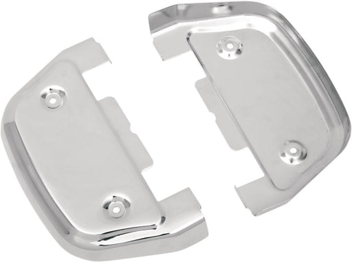 Drag Specialties Passenger Floorboard Covers Chrome - Part #16210123 - Hogparts UK