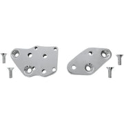 Accutronix  Adapter Plates Kick Back Forward Controls Chrome - Part #118830 - Hogparts UK