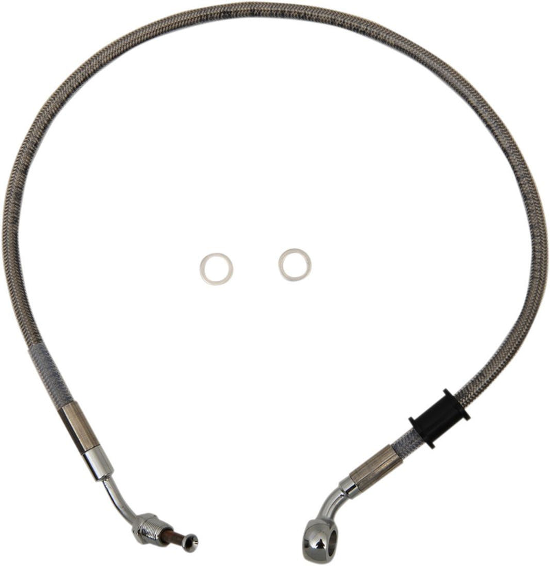 Drag Specialties Frt Brake Line Xl Ss +4 - Part #17415274 - Hogparts UK