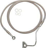 Drag Specialties Extended Length Front Stainless Steel Brake Line Kit - Part #17413991 - Hogparts UK