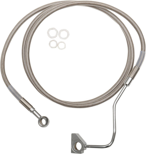Drag Specialties Extended Length Front Stainless Steel Brake Line Kit - Part #17413991 - Hogparts UK