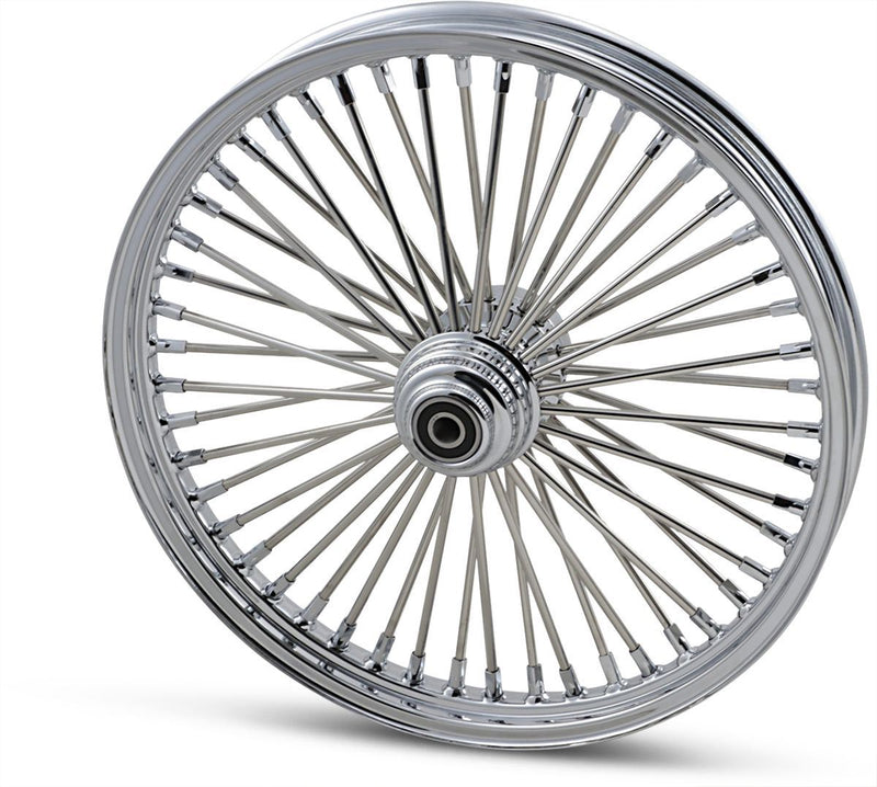 Drag Specialties Fat Daddy Front Wheel 21X2.15 Single-Disc Chrome - Part #02030255 - Hogparts UK