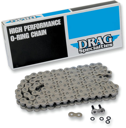 Drag Specialties Drive O-Ring Chain Chrome 530 X 120 - Part #12220266 - Hogparts UK