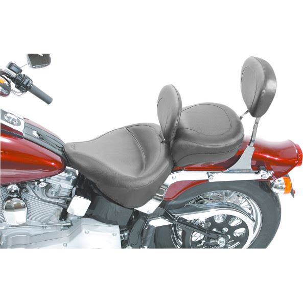 Wide-Style Solo Seat with Removable Backrest - Part #08020237 - hogparts-uk.myshopify.com