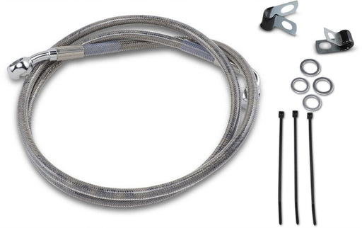 Drag Specialties Front Brake Line Stainless Steel Extended 2" - Part #17412675 - Hogparts UK