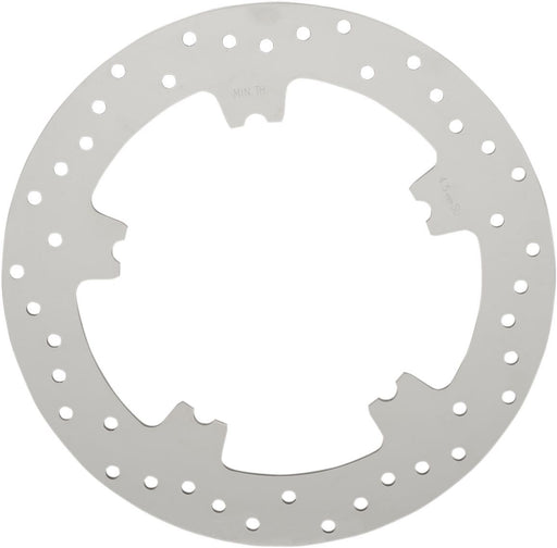 Drag Specialties Rotors Brake 11.8" Front Drilled Polished Stainless Steel - Part #17103155 - Hogparts UK