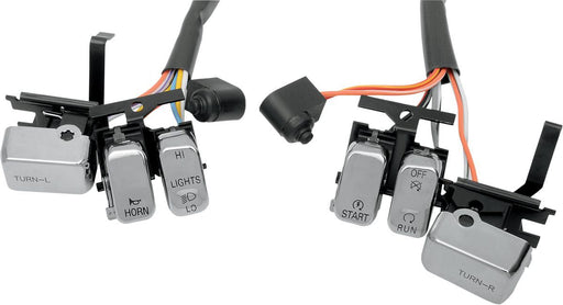 Drag Specialties Switch Kit Chrome - Part #06160053 - Hogparts UK