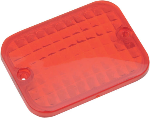 Drag Specialties Replacement Lens Rectangular Marker Light Red - Part #20400300 - Hogparts UK