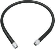 Drag Specialties Universal Brake Line Black Vinyl Coated Stainless Steel Dot An-3 9" - Part #17412700 - Hogparts UK