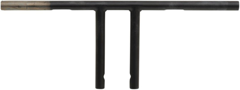 Drag Specialties Handlebar 8" T-Bar Drilled Flat Black TBW - Part #06014220 - Hogparts UK