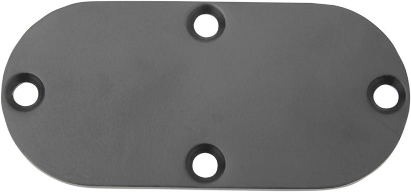 Drag Specialties Flat Black Primary Chain Inspection Cover - Part #11070376 - Hogparts UK