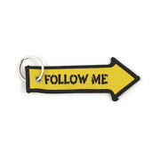 KEY RING FOLLOW ME, YELLOW BLACK - <br><br>Part #545470 - hogparts-uk.myshopify.com